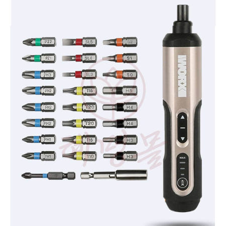 [혜명잡화마트] 웍스 WX240 충전 스크류 드라이버 4V 비트포함