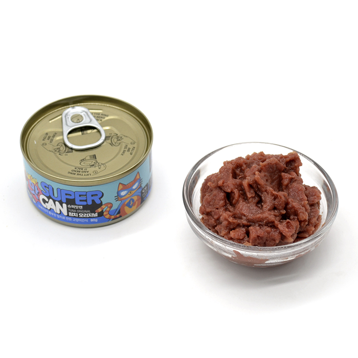 슈퍼맛캔 묘한맛 길고양이 습식간식캔 참치 80g 24개 - 상세 이미지 4