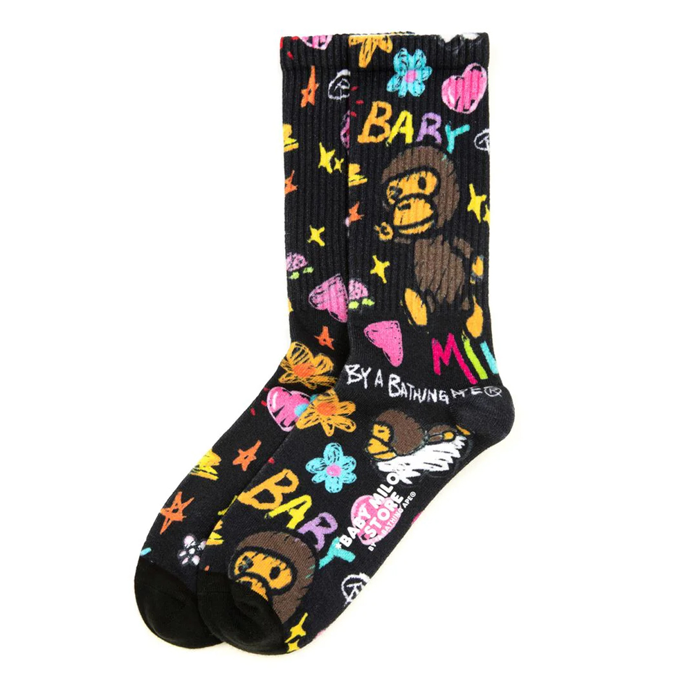 베이프 양말 BABY MILO SOCKS 2 AL70-184-302 - 메인 이미지