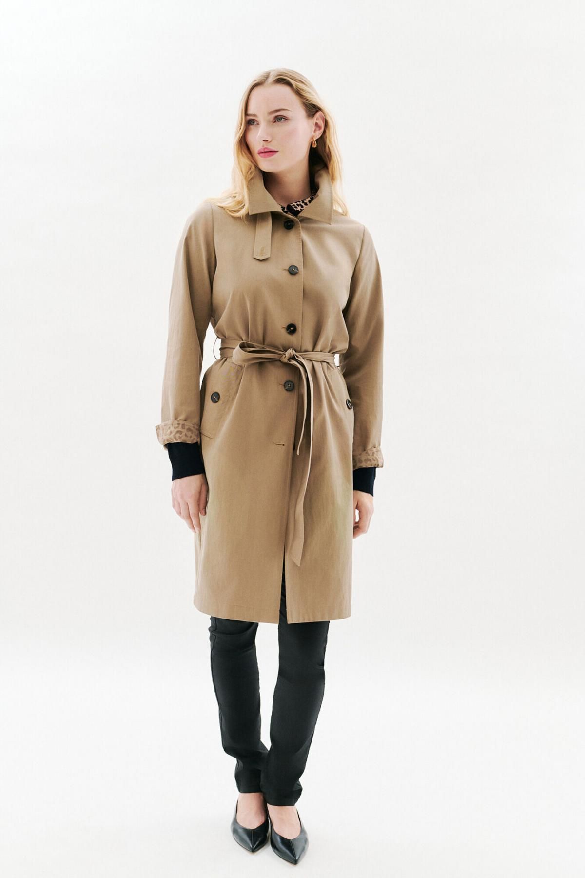 카롤 발수 클래식 롱 트렌치코트 6432647 BEIGE - 메인 이미지