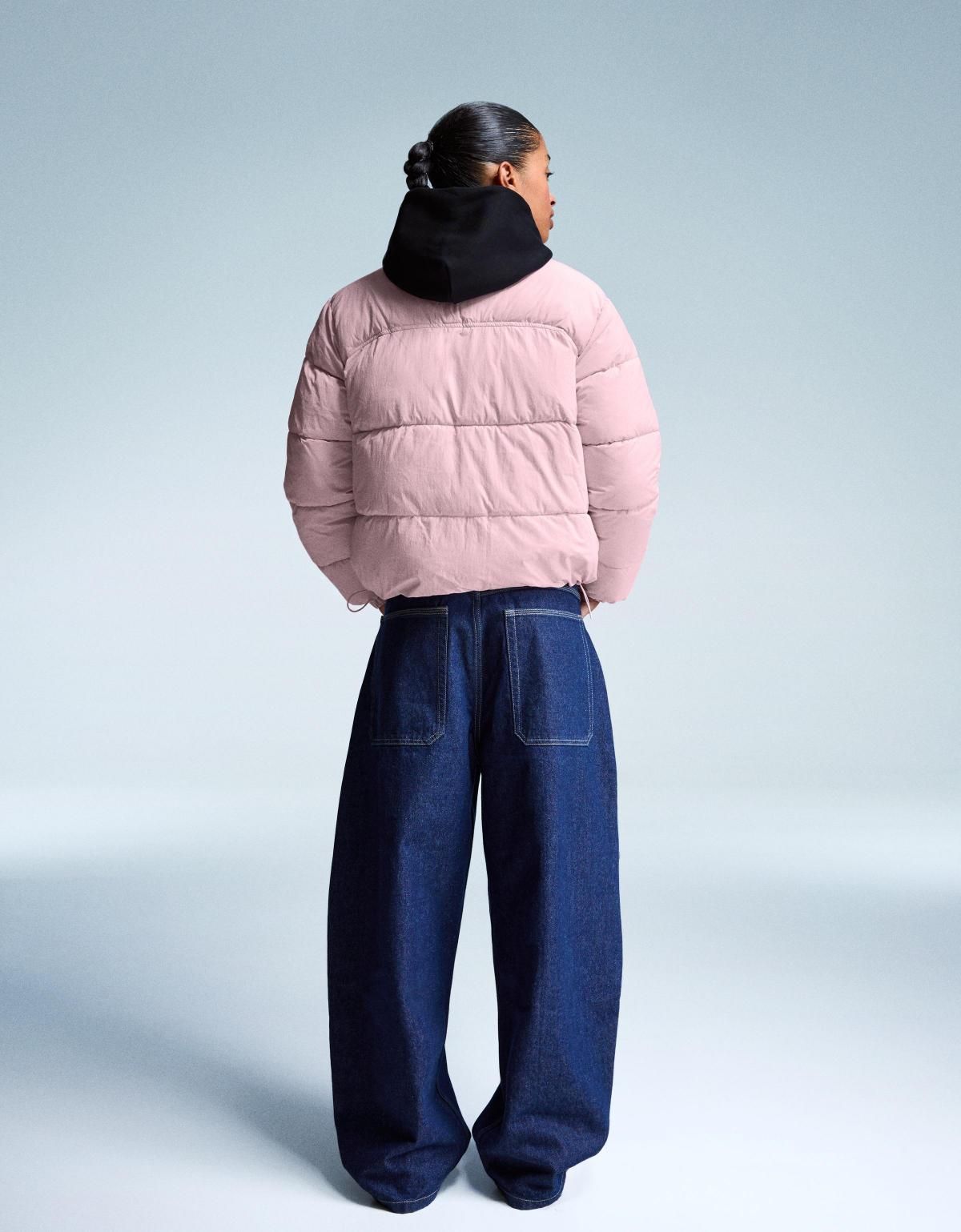 버쉬카 라이트핑크 테크니컬 숏 패딩 자켓 6610/551 PINK - 상세 이미지 4