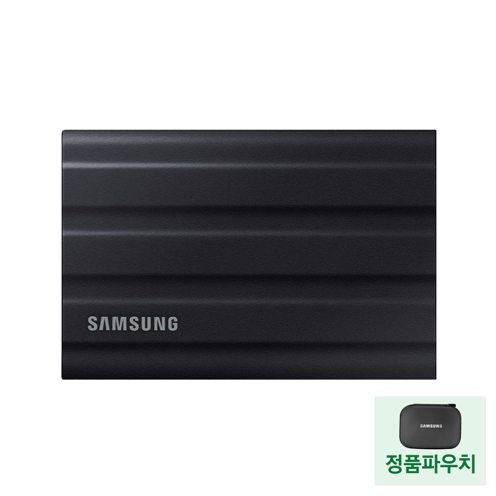 삼성전자 삼성 T7 Shield 실드 + 전용파우치 4TB, 블랙 - 상세 이미지 2