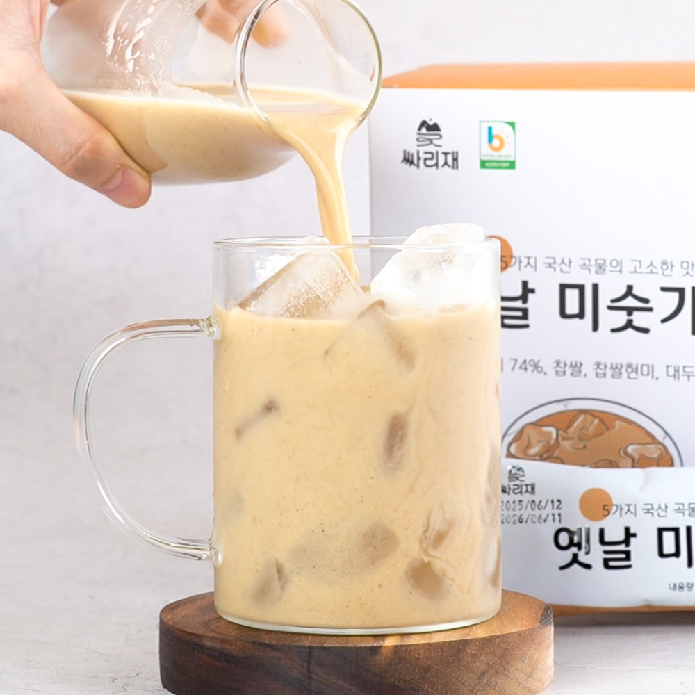 싸리재 시원하고 구수한 전통 옛날 맛 미숫가루, 스틱 30g 식사대용 100포, 1개 이미지 8