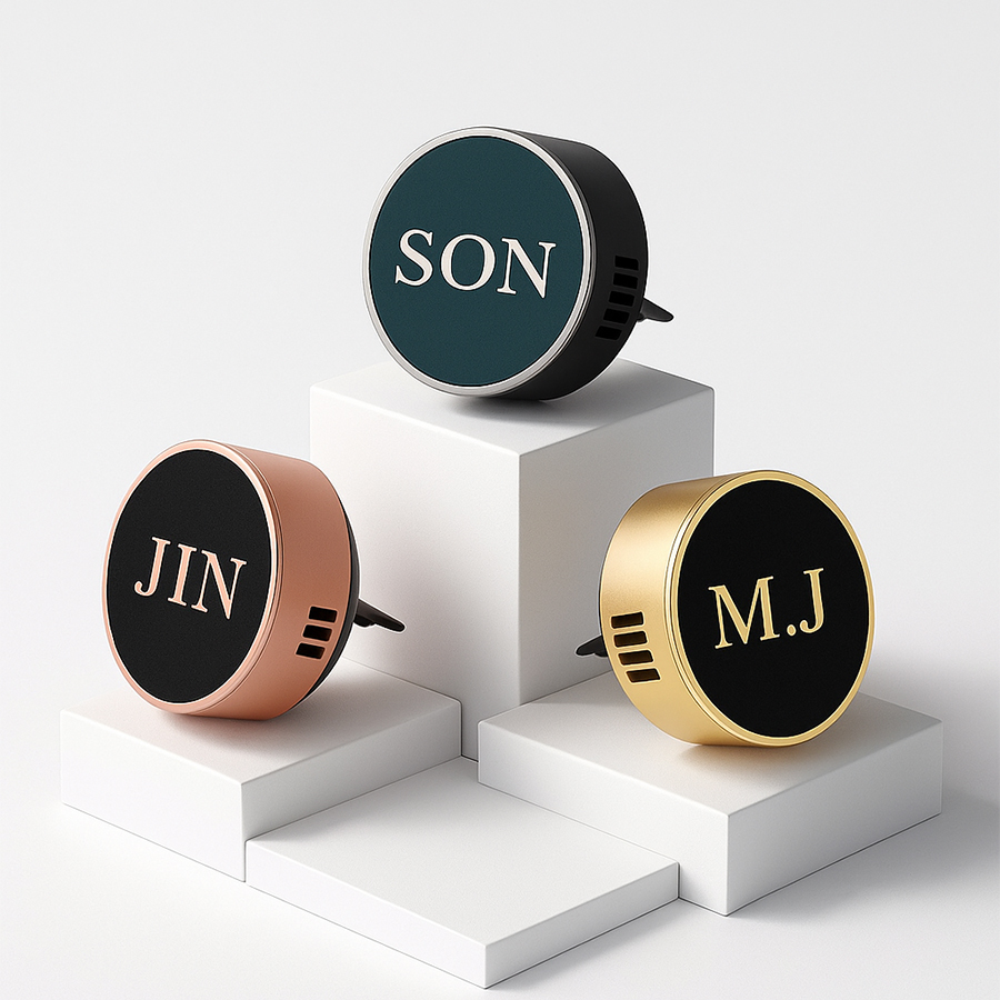 엑세스스튜디오 차량용 방향제 천연 가죽 이니셜 디퓨저 제로토 블랙체리