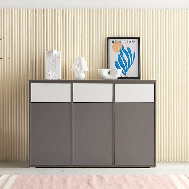 가구의서 분리수거함 다용도 수납장 3칸 1165x400x800mm - 상세 이미지 3