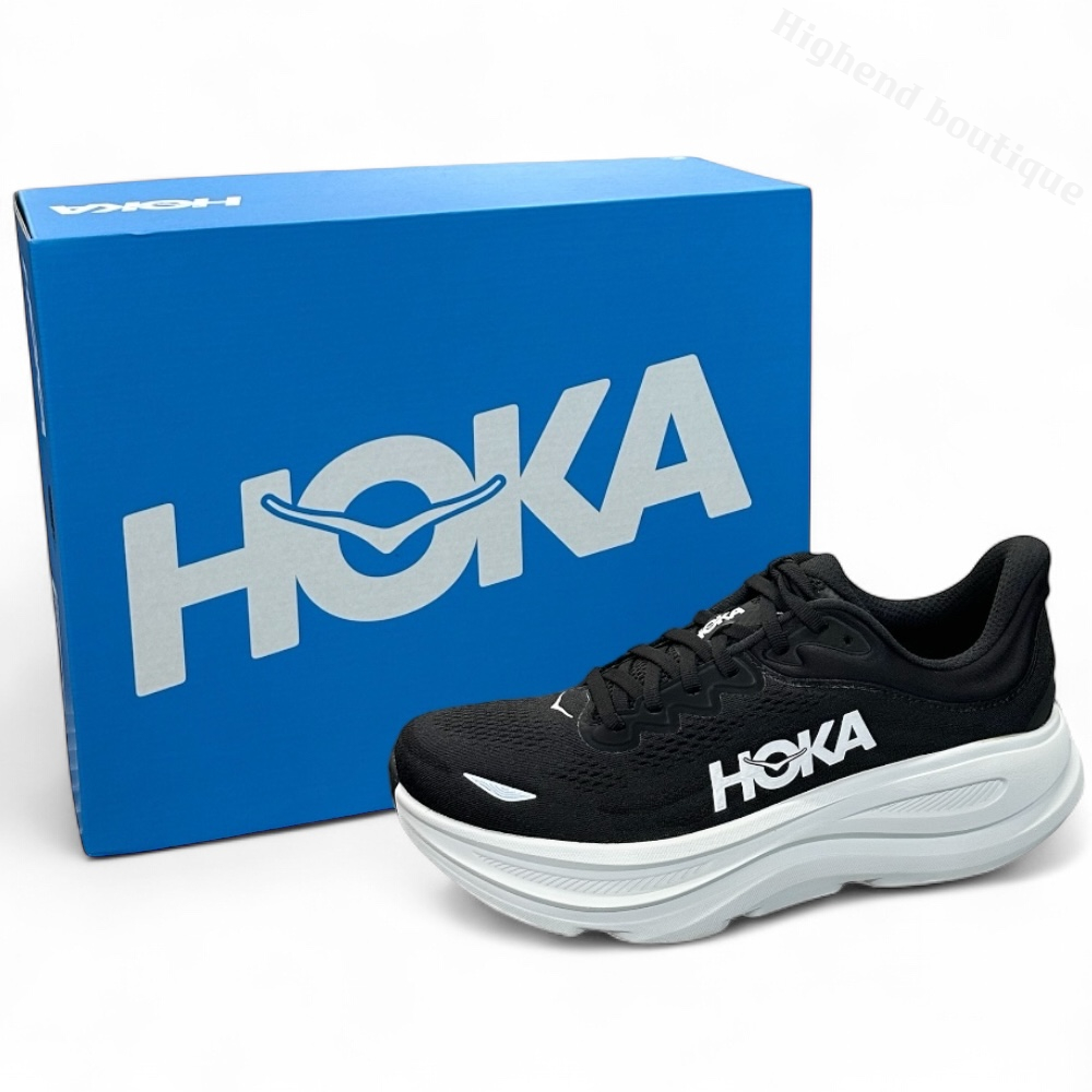 호카 본디 9 런닝화 운동화 블랙다크 화이트