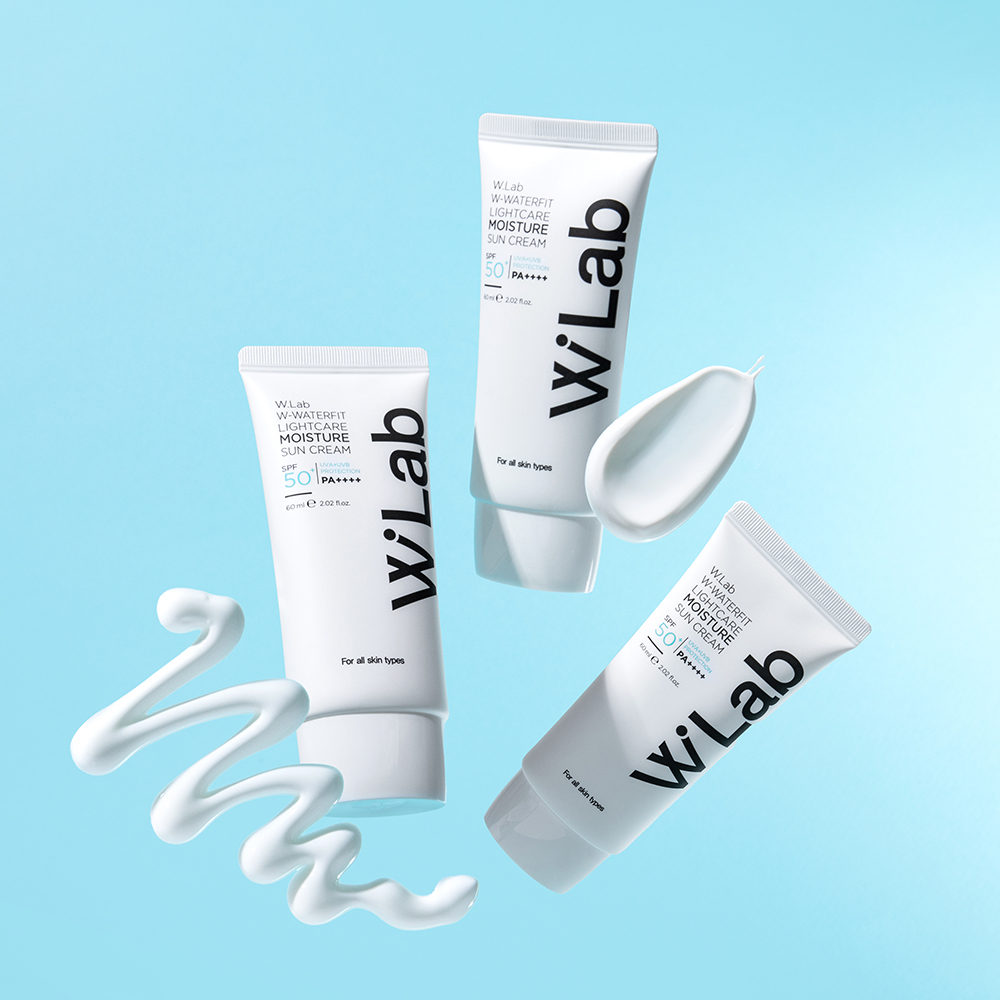 [수분선크림] 더블유 워터핏 라이트케어 모이스처 수분 선크림 SPF50+ PA++++ 60ml, 2개 - 상세 이미지 3