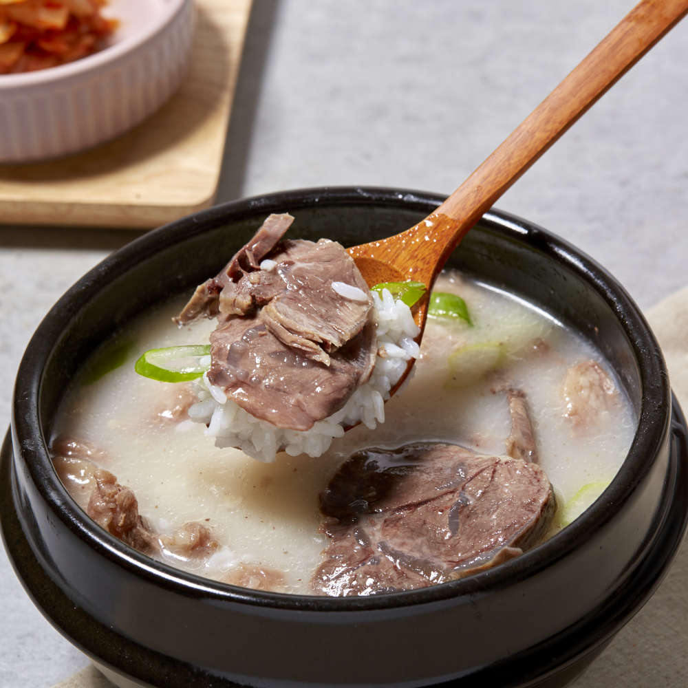 한우 사골 고기곰탕 진한 한우곰국 보양식 400g 4개 - 상품 이미지