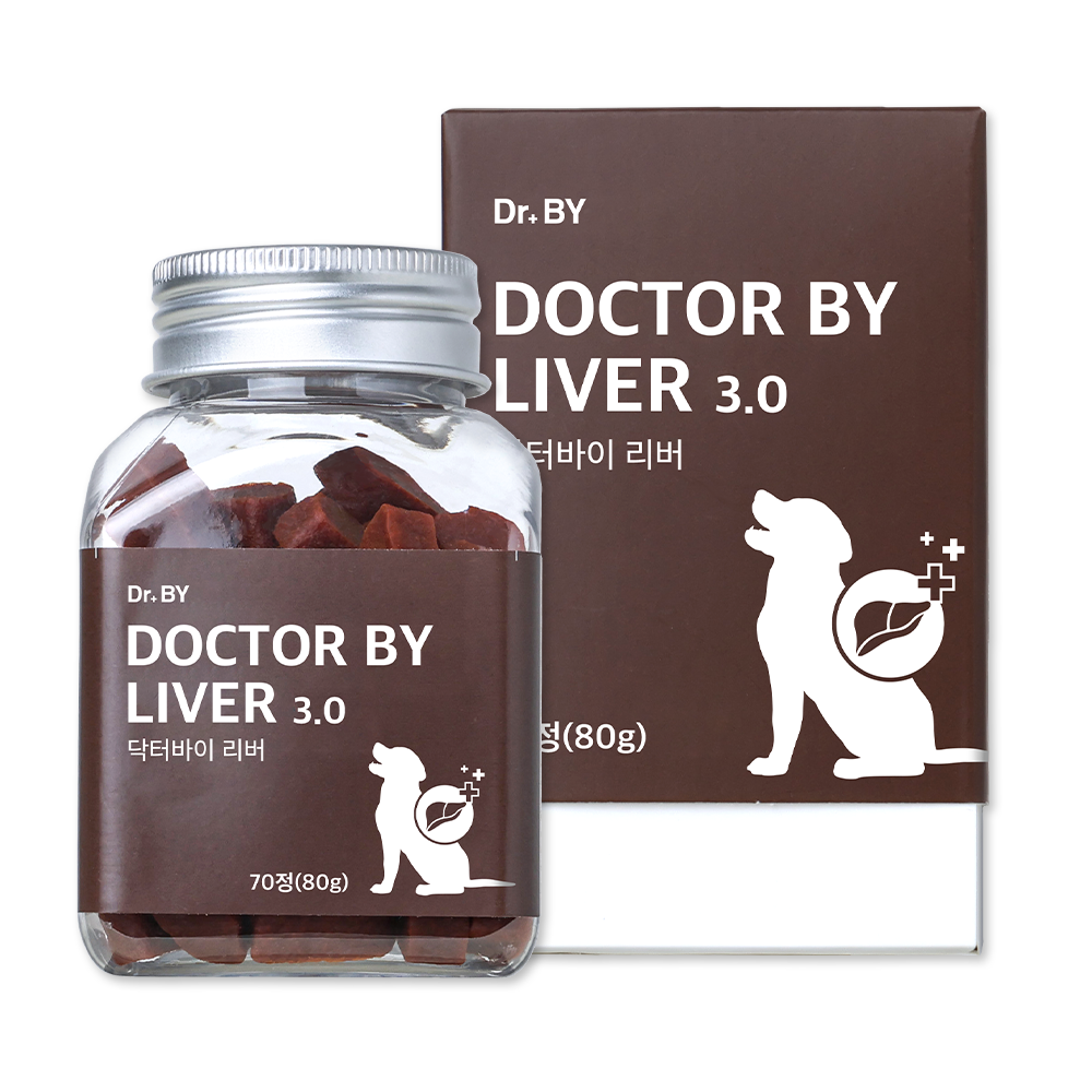 닥터바이 리버 강아지 간 영양제 식욕부진 밀크씨슬 70개입, 1개