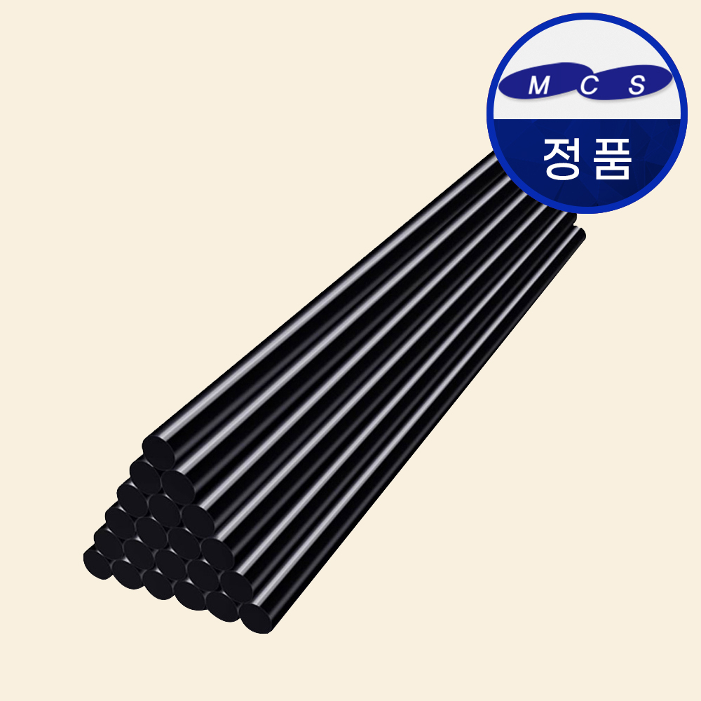 국산 핫멜트 글루 스틱 막대본드 7mm 대용량 600g 블랙 - 상품 이미지