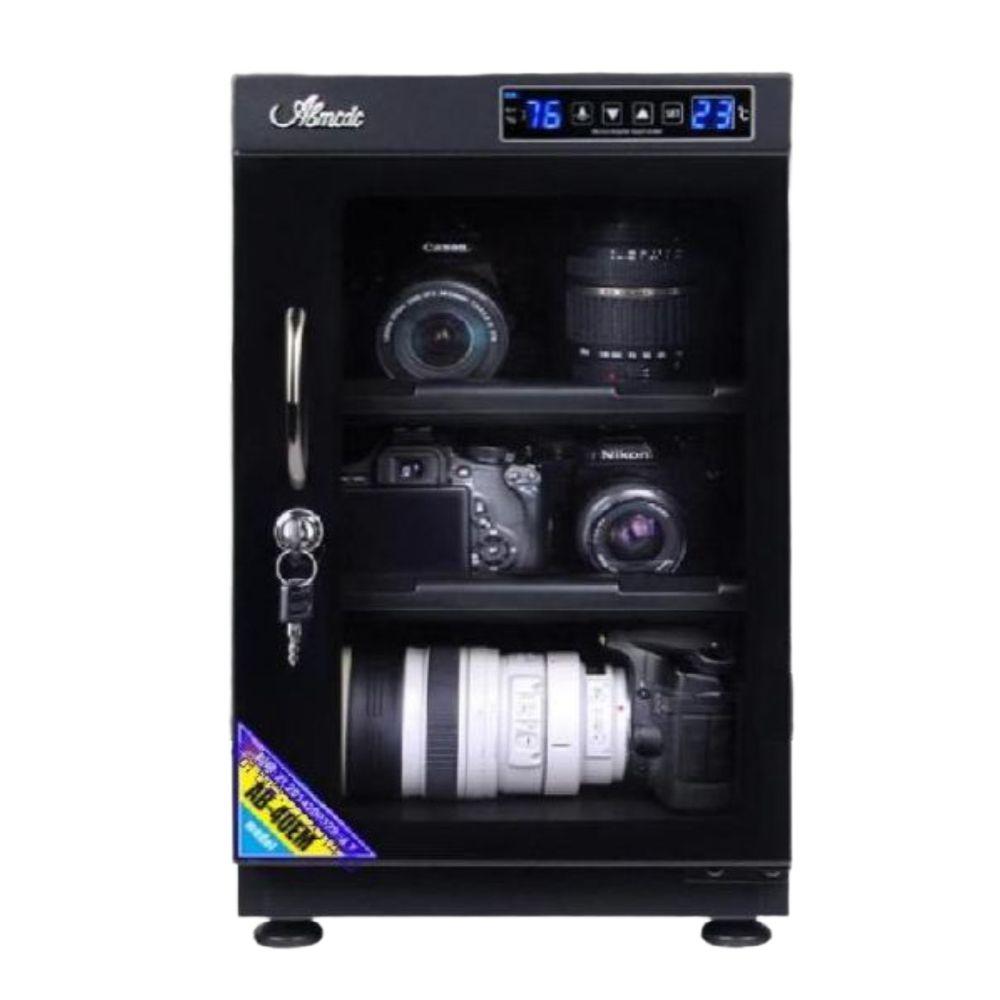 카메라 제습함 렌즈 보관함 전자 습도조절 50L 수치 제어 3단 LED 조명 - 상세 이미지 2