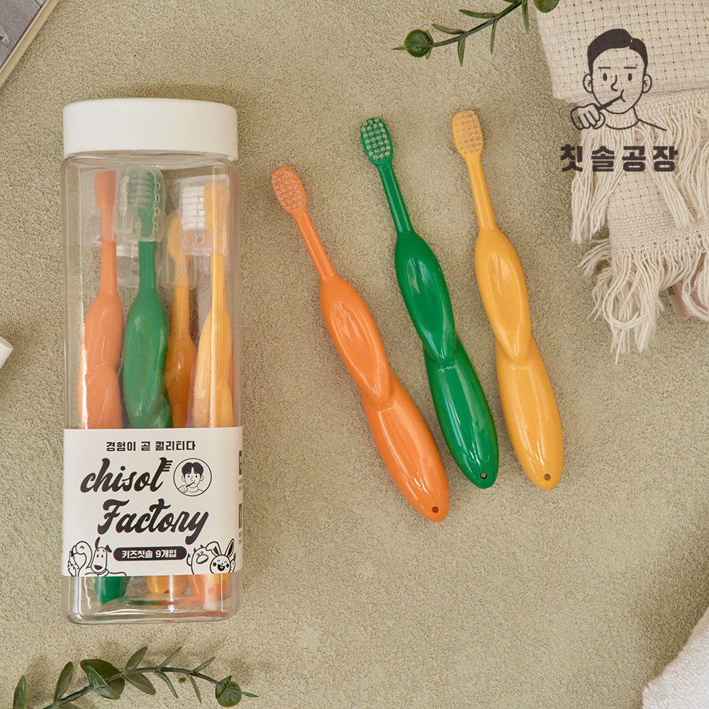 칫솔공장 토틀러 영유아칫솔 일반모 9P - 상세 이미지 2