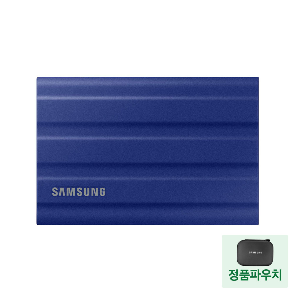 삼성전자 삼성 T7 Shield 실드 + 전용파우치 1TB, 블루 - 상세 이미지 2