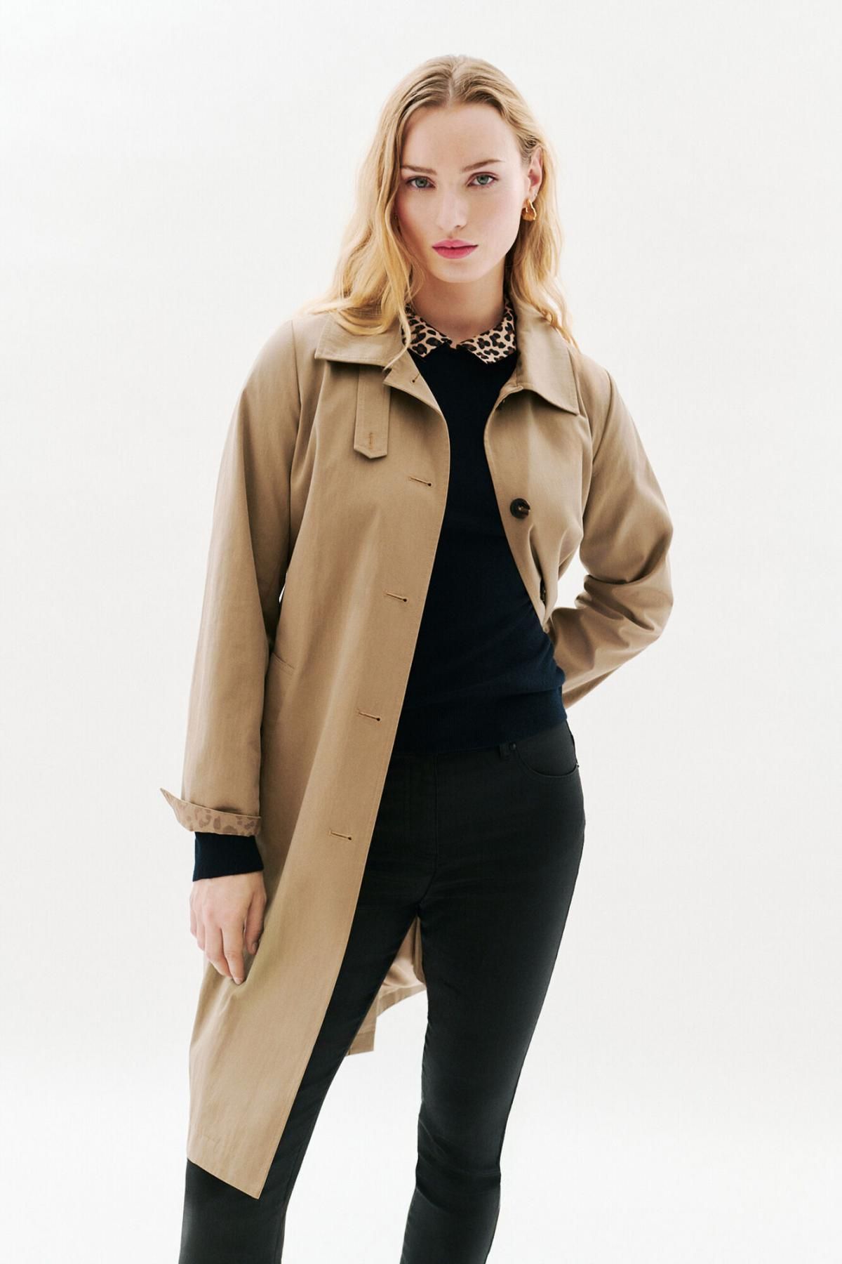 카롤 발수 클래식 롱 트렌치코트 6432647 BEIGE - 상세 이미지 3
