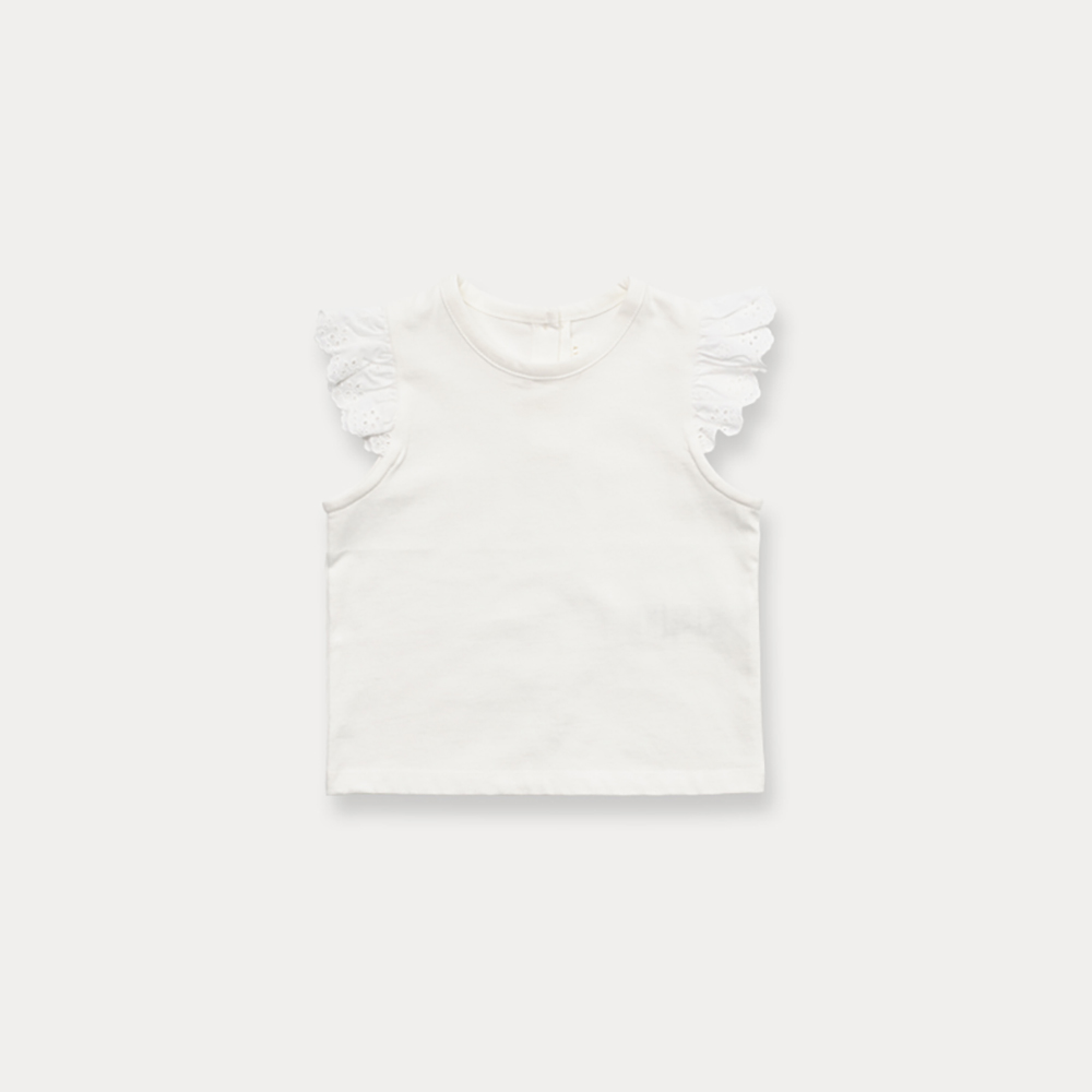 빌리 라피네 나시 티셔츠 크림-2color (12m~4y) - 메인 이미지