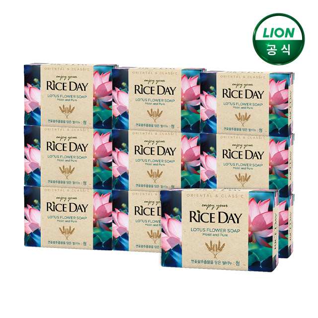 라이스데이 비누 청 x 10개 / 세안 비누 제품 이미지