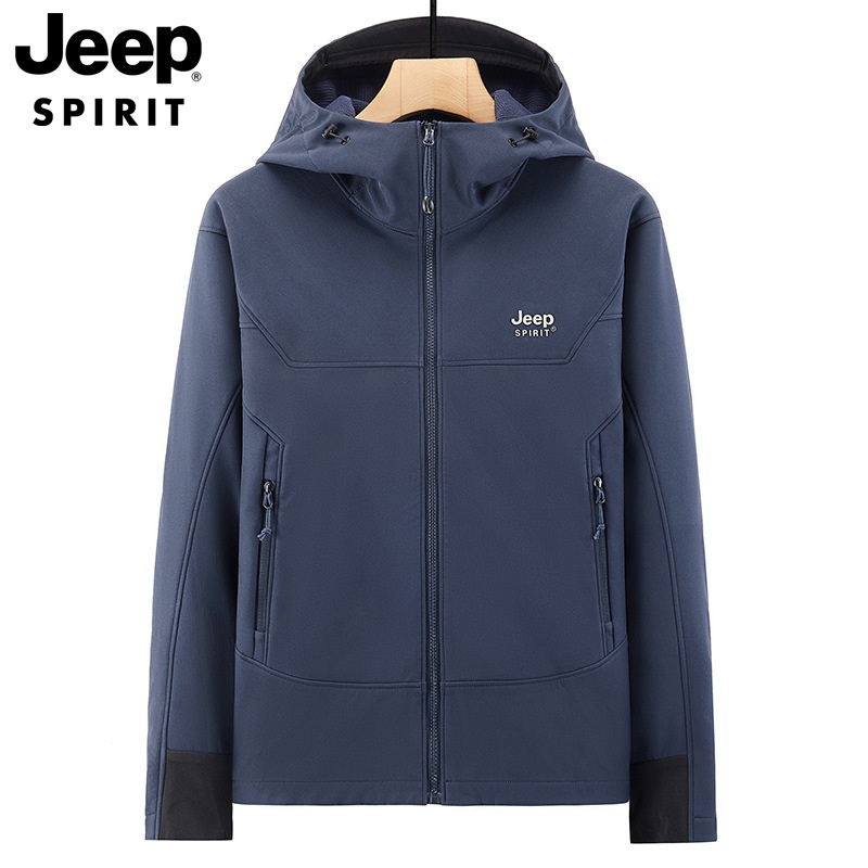 JEEP SPIRIT 남성 재킷 가을 겨울 아웃도어 등산 바람막이점퍼 - 상세 이미지 4