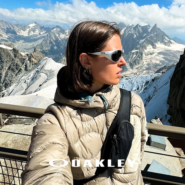 오클리 선글라스 아이자켓 리덕스 9438 블랙 실버 남자 여자 러닝 편광 선글라스