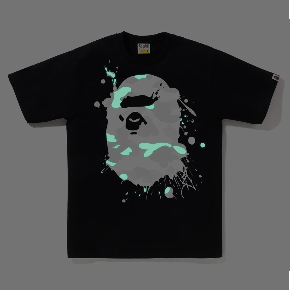 베이프 반팔티 CITY CAMO PAINTING APE HEAD TEE 1L80-110-029 - 상세 이미지 4