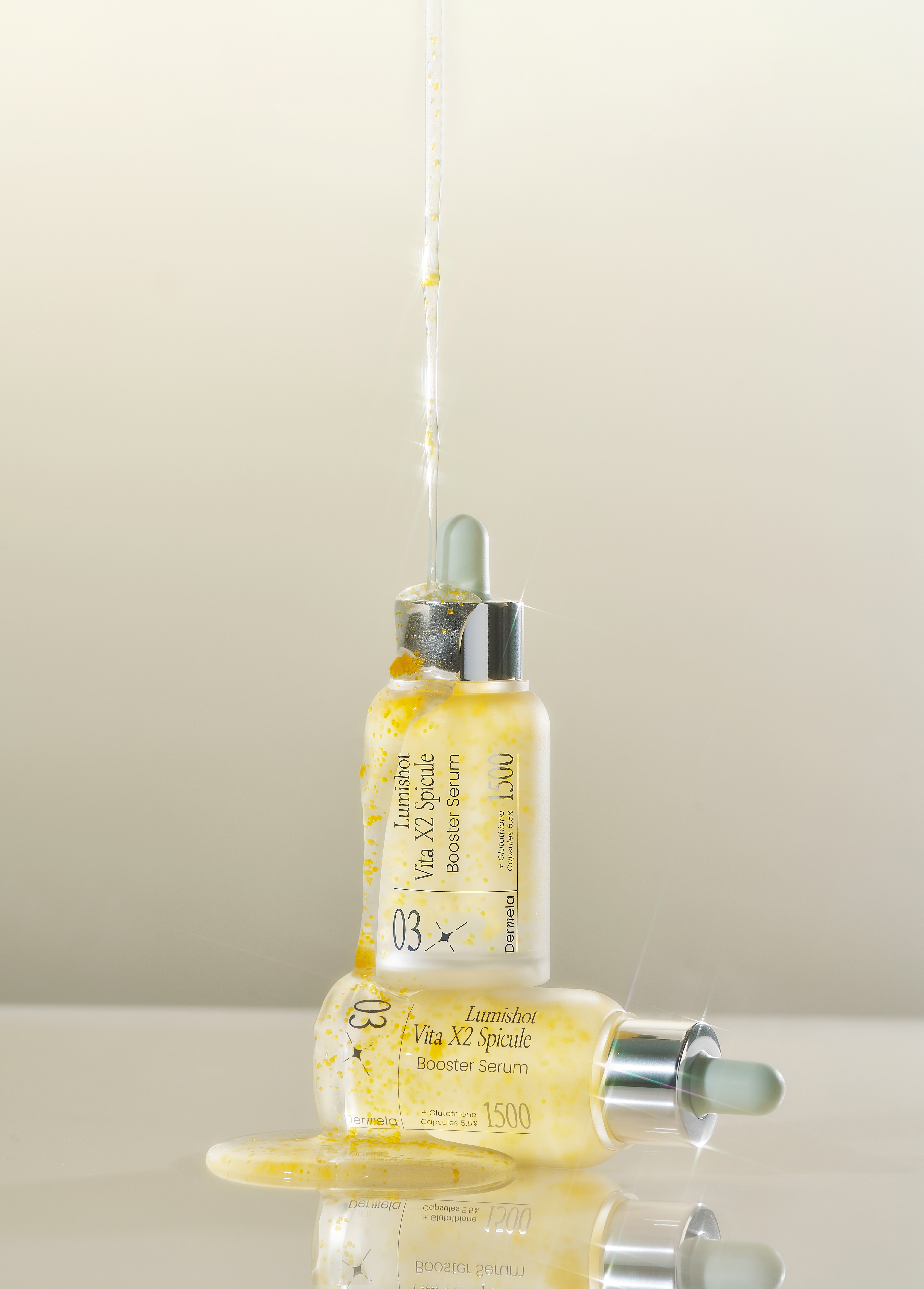 [1+1] 더멜라 루미샷 더블 비타 스피큘 부스터 세럼 30ml - 상세 이미지 2