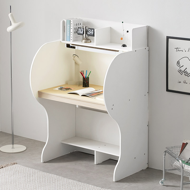 e스마트 엘리트 학생 1인 와이드 가정용 독서실책상 930 LED스탠드 포함