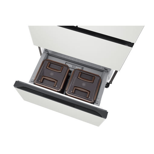 삼성 비스포크 AI 4도어 김치냉장고 키친핏 디자인