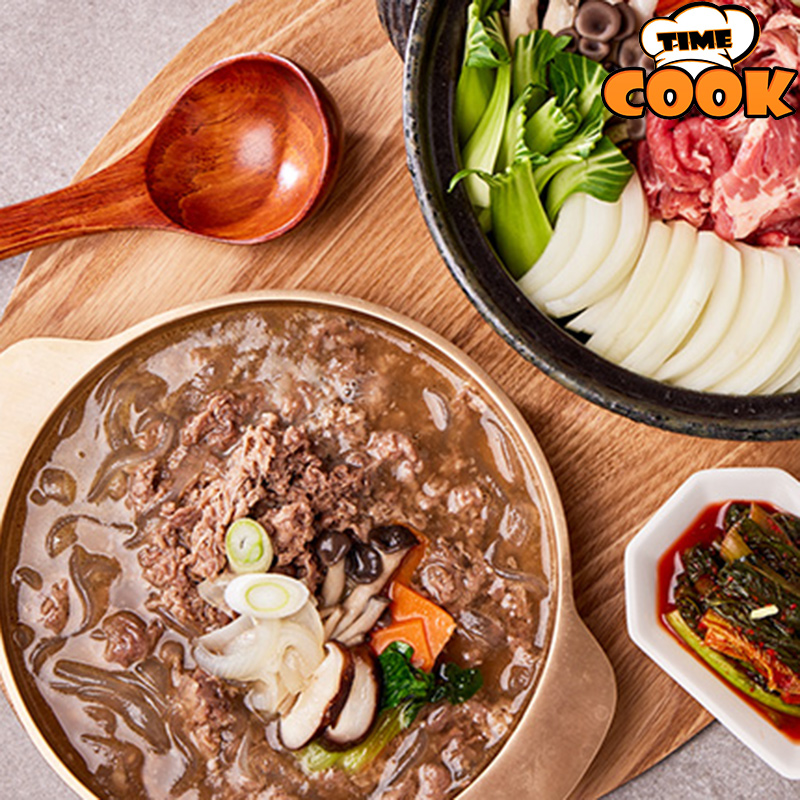 [타임쿡] 소불고기 전골 410g 인천 맛집 동추원 시그니쳐 - 상품 이미지