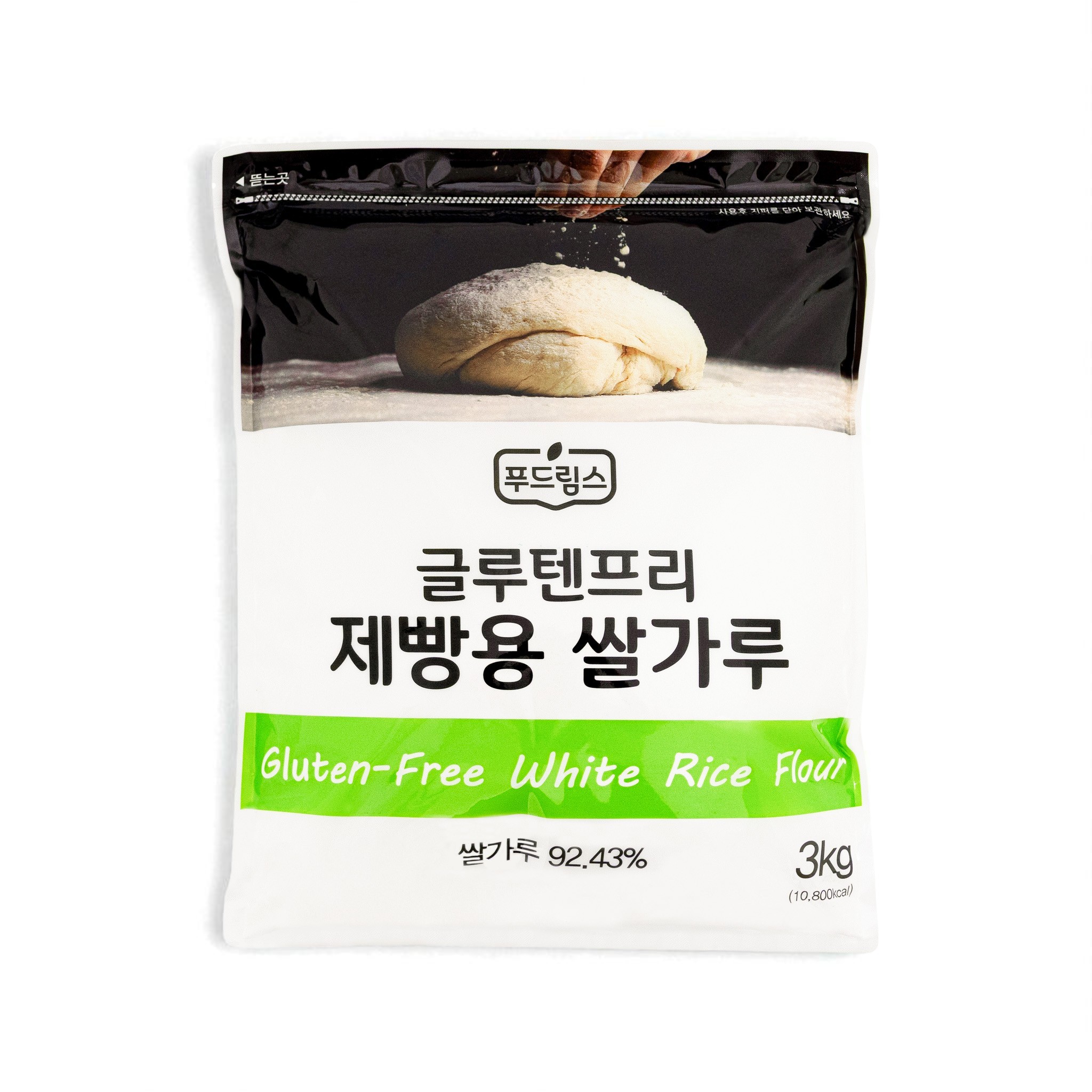 [글루텐프리] Glutenfree 푸드림스 제빵용쌀가루, 밀가루대체 3kg, 1개 - 상품 이미지
