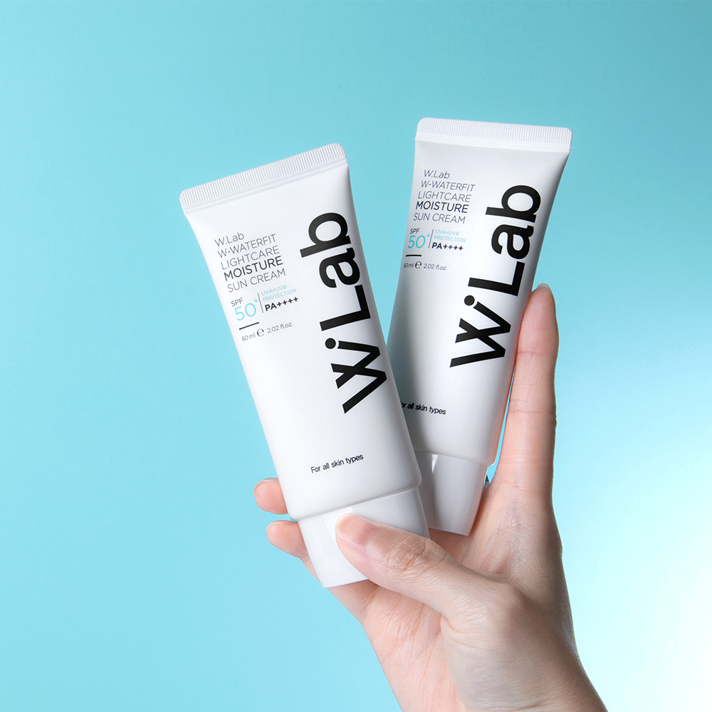 [수분선크림] 더블유 워터핏 라이트케어 모이스처 수분 선크림 SPF50+ PA++++ 60ml, 2개 - 상세 이미지 4