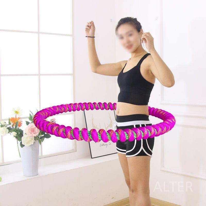 고중량 지압 훌라후프 뱃살빼기 무거운 2-2kg 면 제품 - 상세 이미지 4