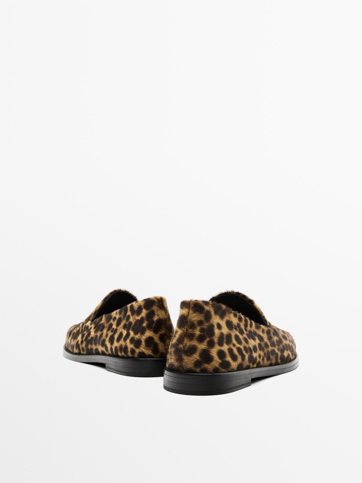 마시모두띠 애니멀 프린트 스웨이드 로퍼 1528/650 LEOPARD - 상세 이미지 5