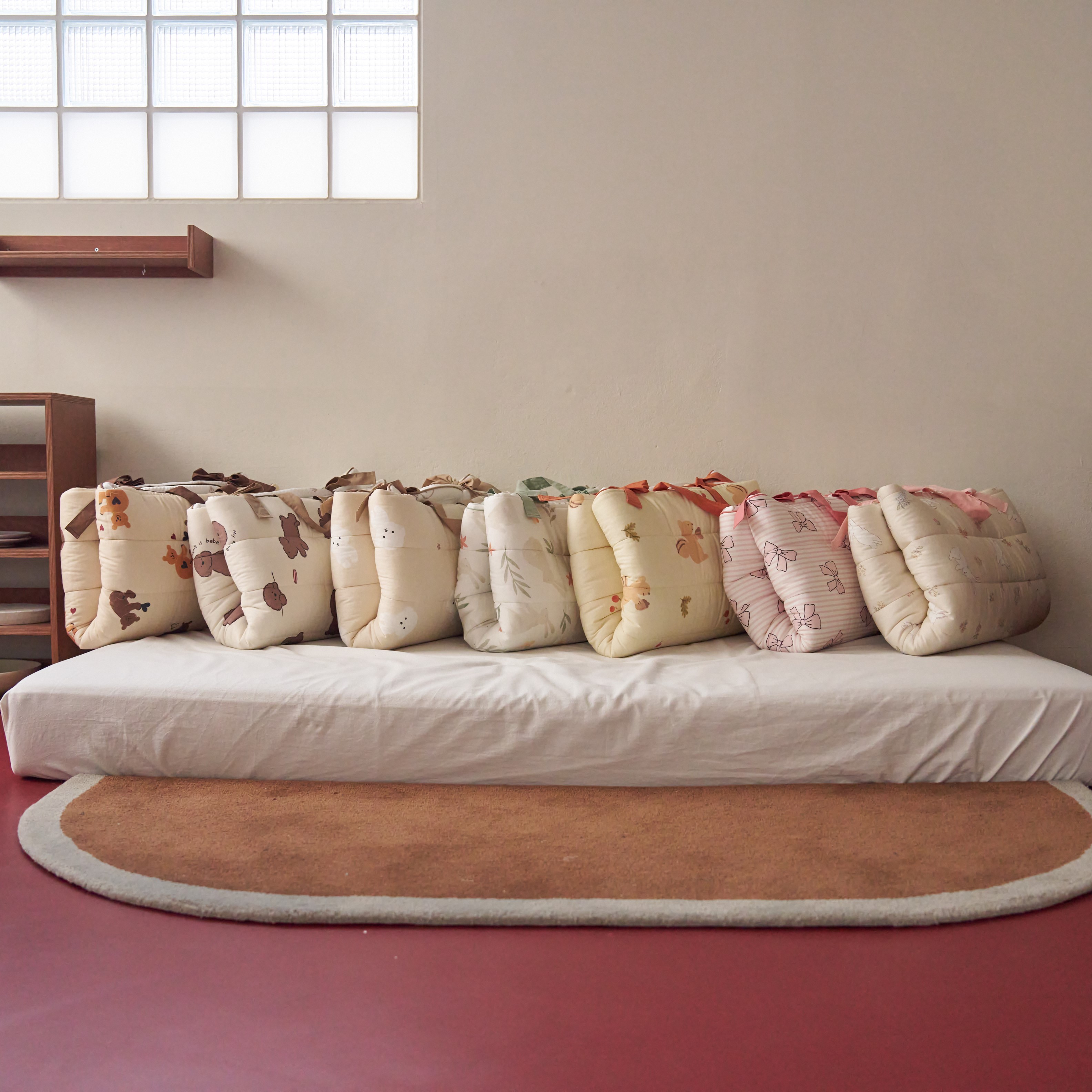 일체형 어린이집 낮잠이불 듀라론 모달 리버시블 에브리데이 사계절 패드