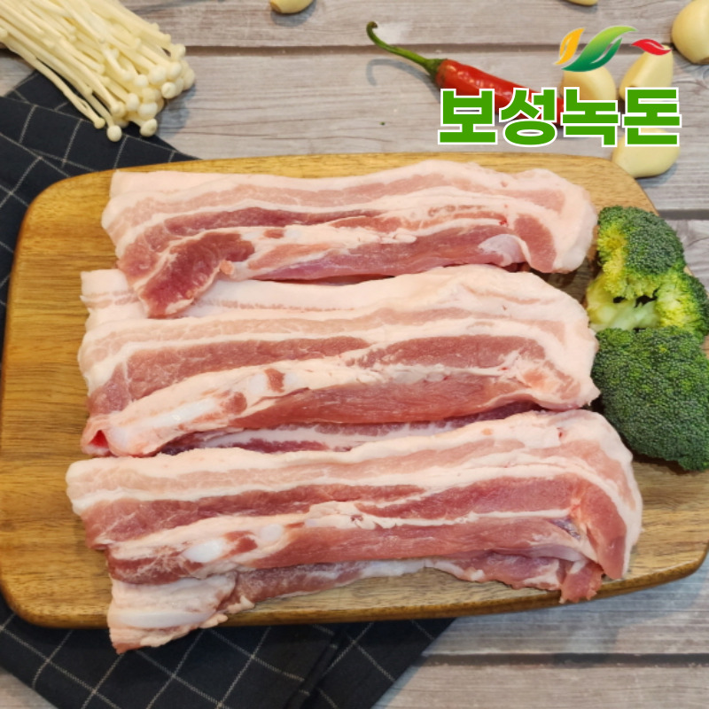 돼지계의 프리미엄 보성녹돈 삼겹살 500g - 메인 이미지
