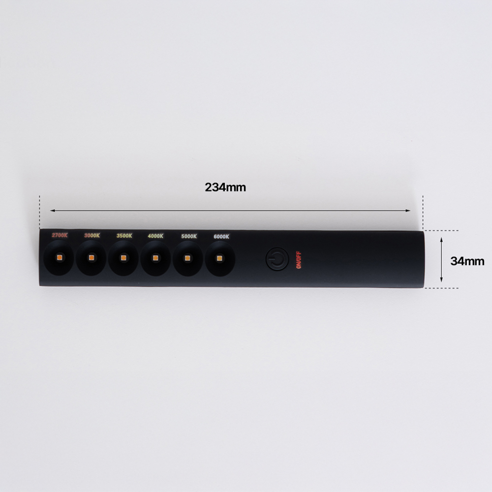 LED 컬러바 포터블 라이트센스 CCT 색온도 휴대용 인테리어 상담용 체크용 램프스틱 랜턴 - 상세 이미지 5
