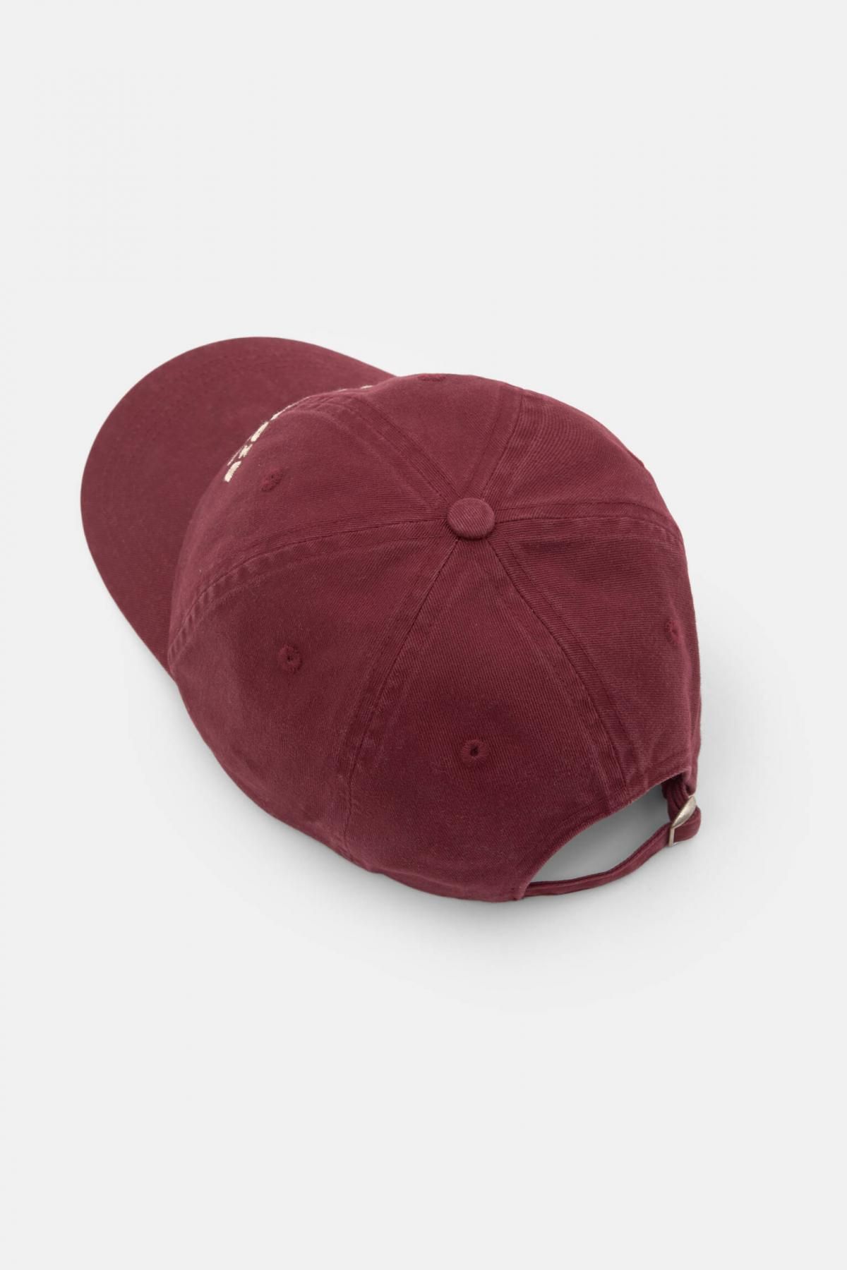 풀앤베어 캐주얼 버건디 레터링 캡모자 7930/314 MAROON - 상세 이미지 5