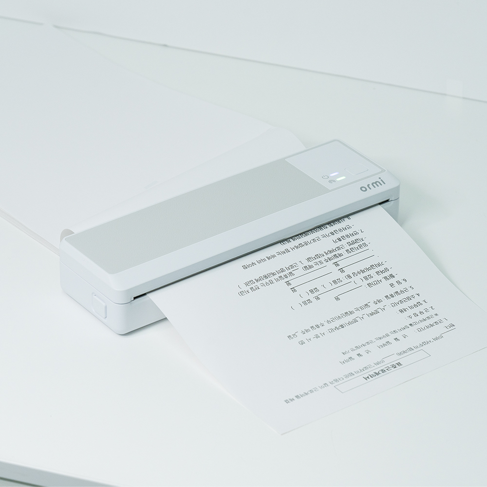 오르미 A4 휴대용프린터 ILPX-83 열전사 포토프린터