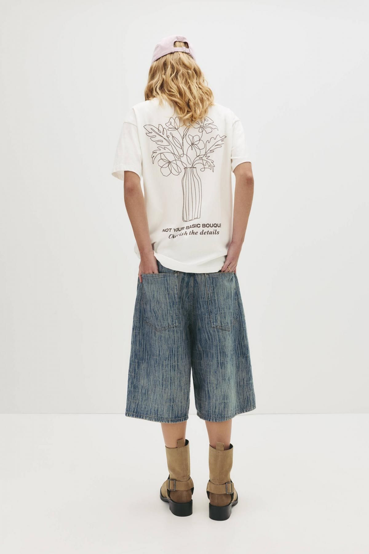 풀앤베어 그래픽 베이직 라운드넥 반팔 티셔츠 7152/374 ICE - 상세 이미지 3