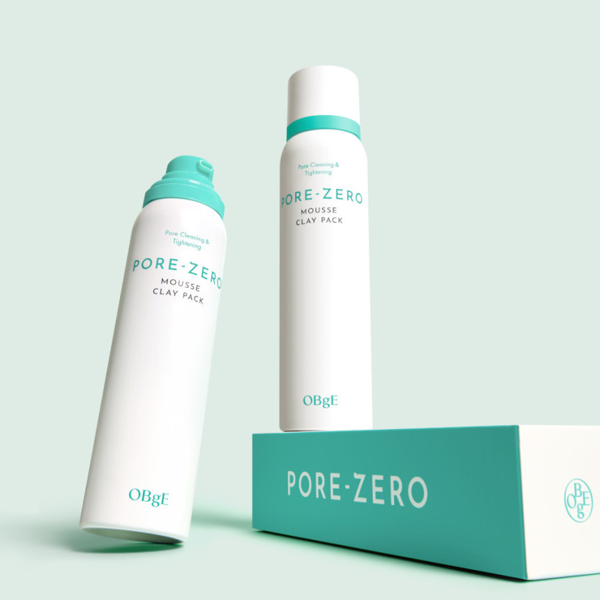 오브제 포어 제로 무스 클레이 팩 100ml 2개