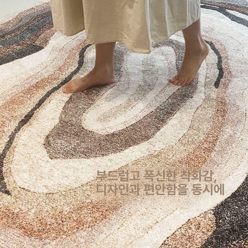 러그 나무 카페트 대형 인테리어 드레스룸  올드머니풍 180x250CM - 상세 이미지 3