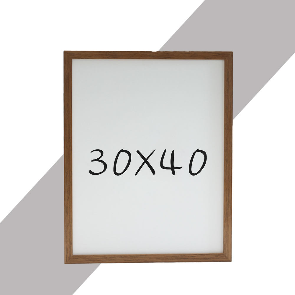 15mm 원목액자 웨딩액자 우드 아크릴 프레임 스튜디오 틀 30x40 300x400mm, 오크 - 상품 이미지