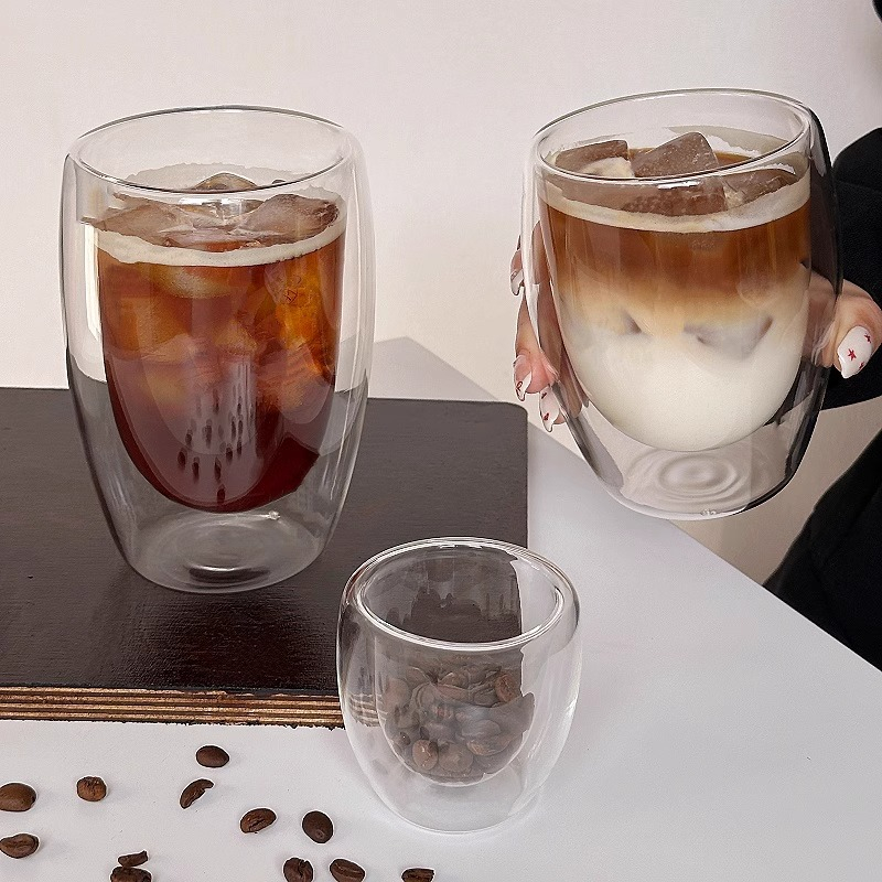 더블월 내열 유리 머그컵 250ml / 350ml / 450ml / 650ml - 상세 이미지 3