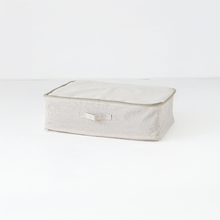RINEN 패브릭수납함 KS1041STB 590mmx390mmx180mm, 1단, 베이지 3821.1695 - 메인 이미지