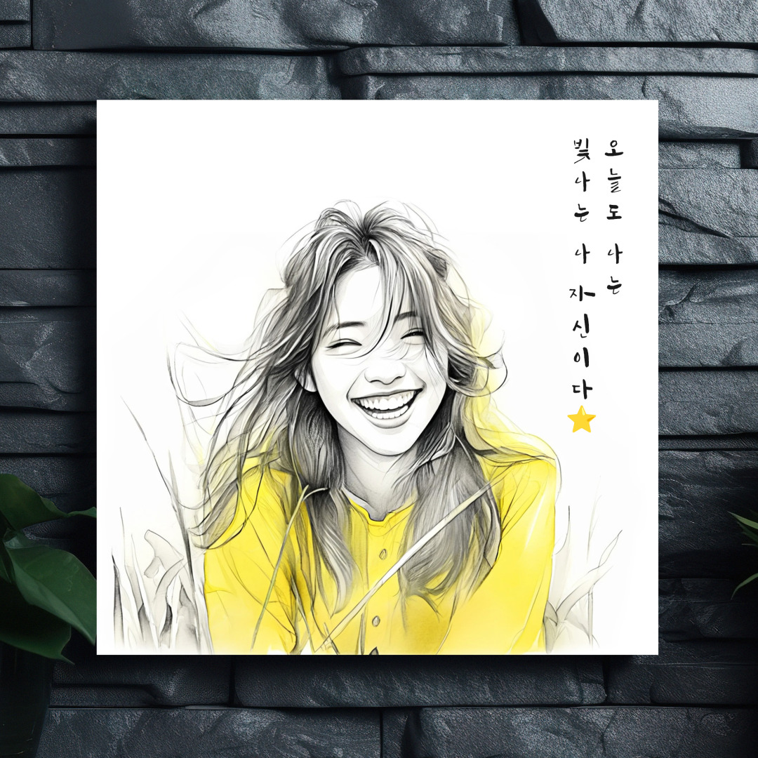 연필스케치 초상화 캐리커쳐 메탈 액자 인물화 스케치 주문제작 커플 기념일 결혼 선물 정M 이미지 8