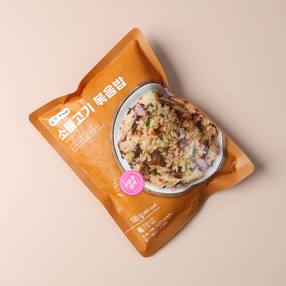 엄지 냉동 소불고기볶음밥 업소용 즉석볶음밥 간편식 300g, 30개 - 메인 이미지