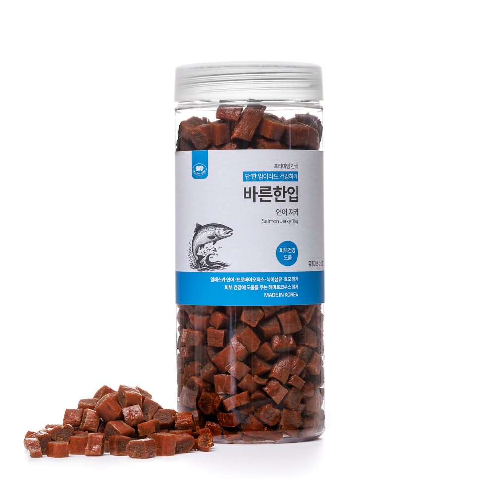 올댓츄 바른한입 소고기 져키 강아지 노즈워크간식 1kg 훈련용 시니어간식 이미지 3