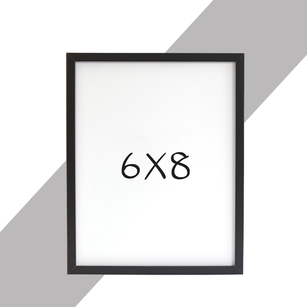 15mm 나무액자 사진액자 웨딩 포토테이블 소형 탁상 6x8 152x203mm, 블랙 - 상품 이미지