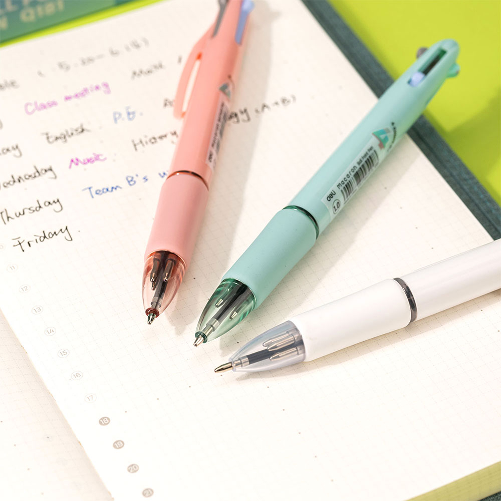 델리 마카롱 4색 다색 볼펜 1.0mm - 상세 이미지 3