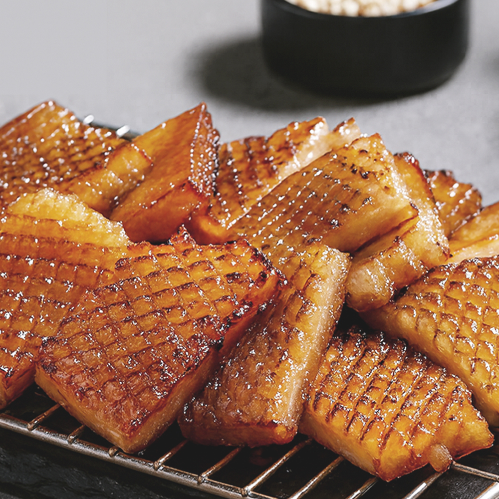 고기소녀 국내산 벌집 양념 돼지껍데기 200g 한돈 돈피