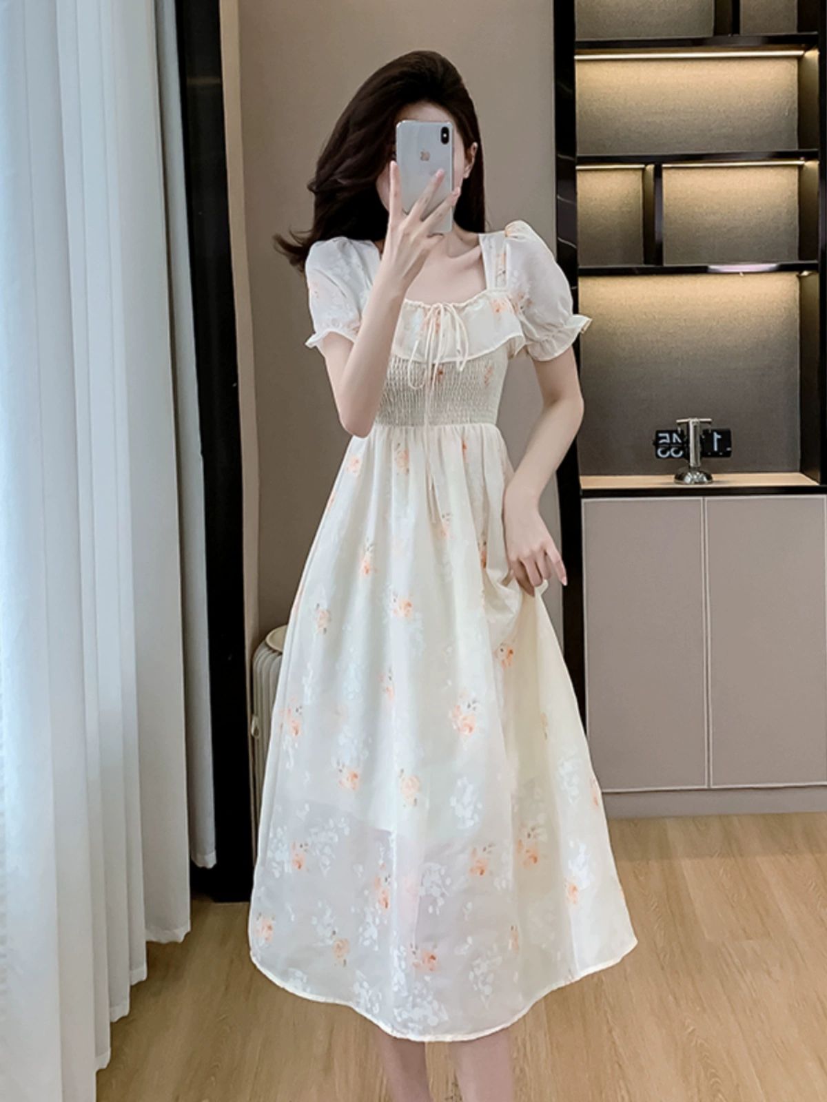 휴양지원피스 휴양지옷 바캉스 나시롱원피스 신혼여행 롱원피스 민소매 주요 색상 S - 상세 이미지 5