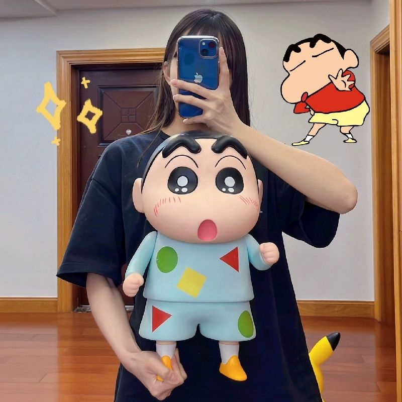 짱구 대형 피규어 40cm 크레용신짱 모델 선물 장식 인테리어 교복 짱구-40CM 칼라박스포함 - 상세 이미지 3
